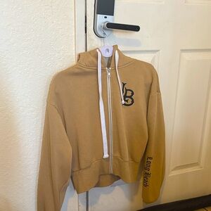 Reflex Tan Zip-Up Hoodie